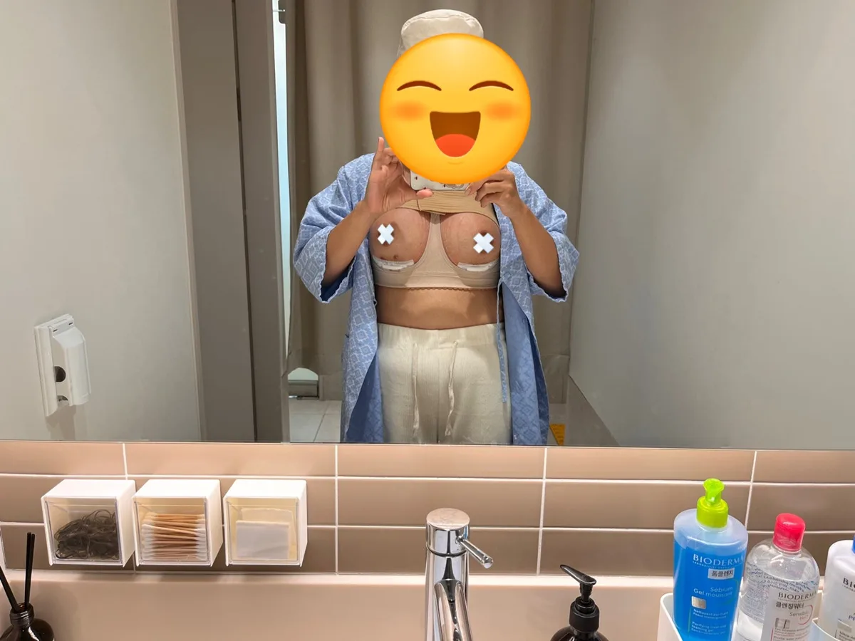韓國隆乳手術：從術後7天到90天的真實恢復照片