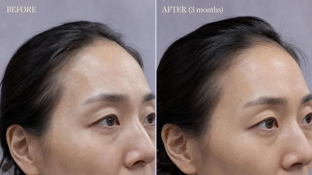 韓式上臉部澎潤度：太陽穴凹陷為何讓你看起來很累（以及如何改善）