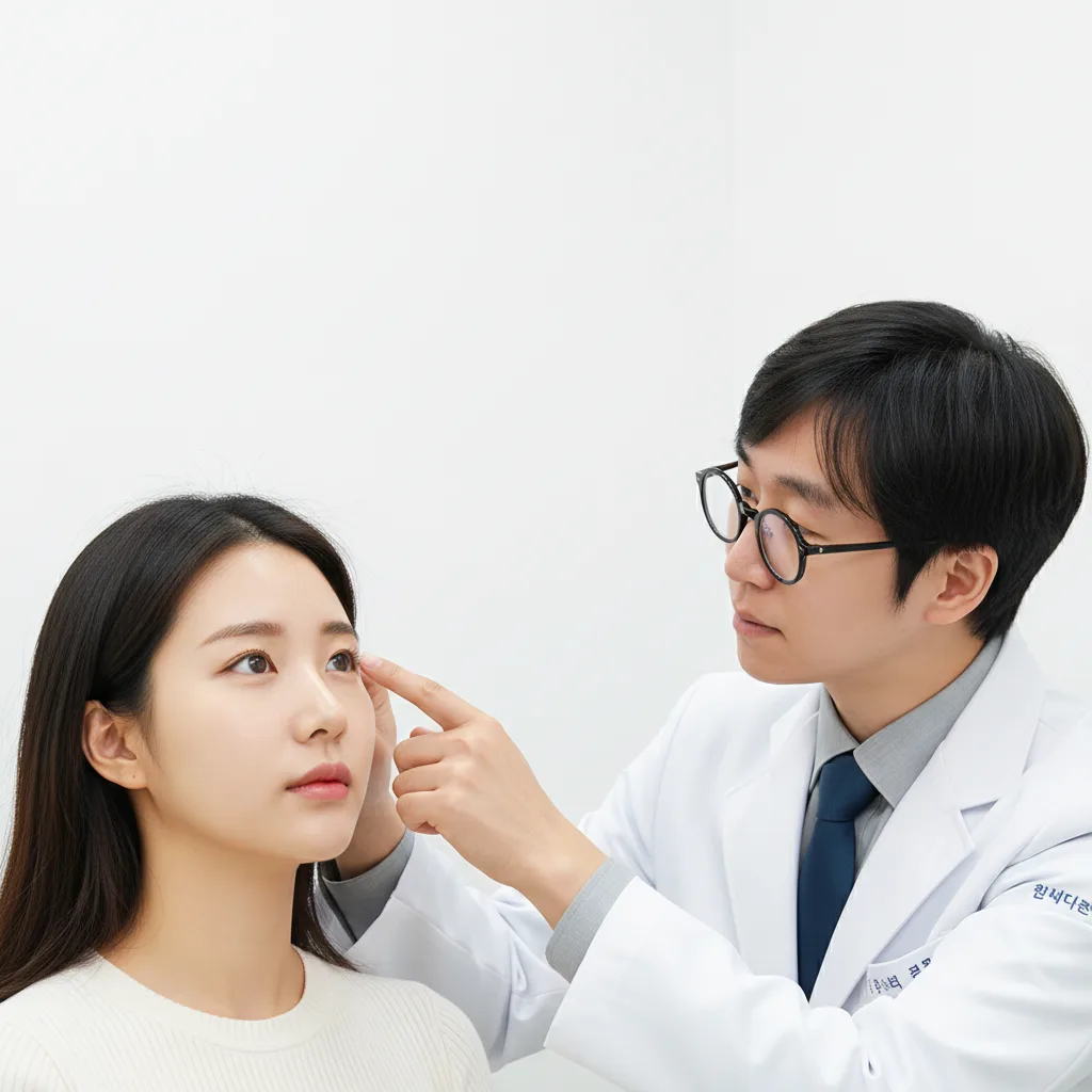 成 院長 consulting a patient