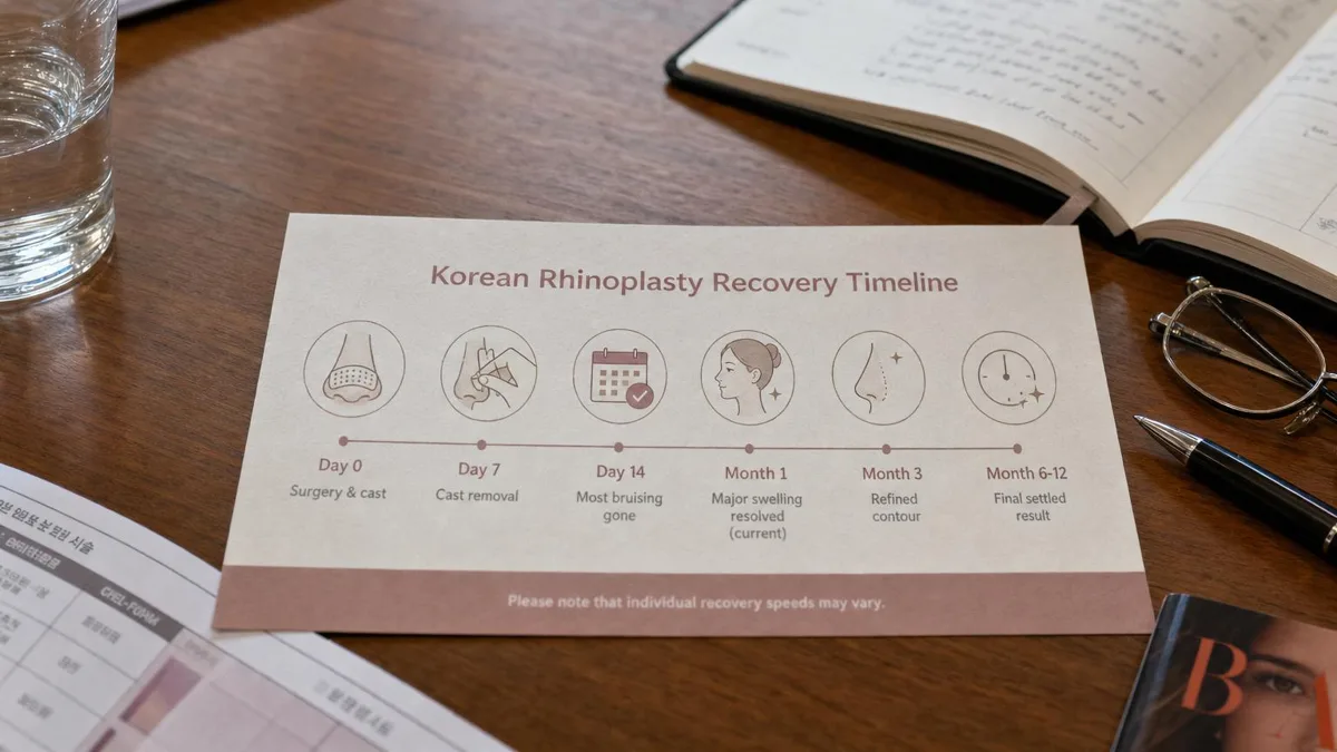korean-rhinoplasty-1-month-recovery-foreign-patients-guide 相關圖片