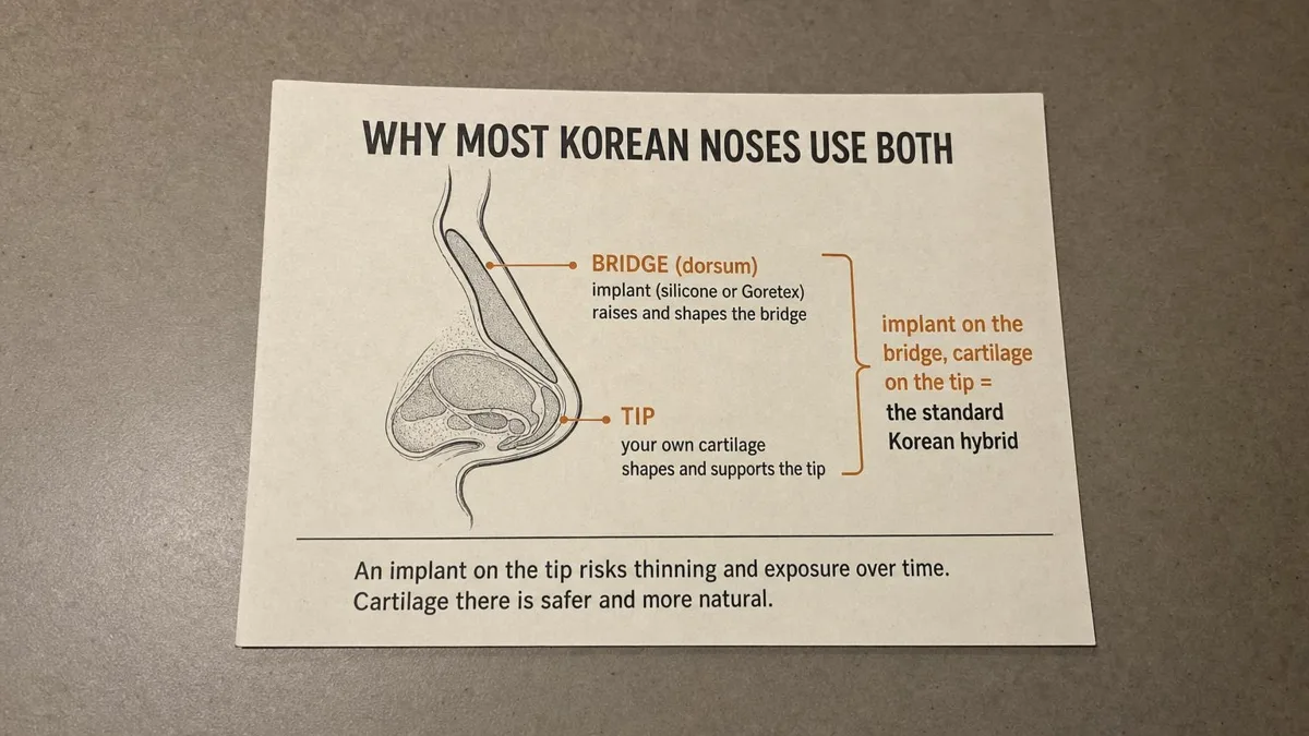 korean-rhinoplasty-implant-vs-cartilage-materials 相關圖片